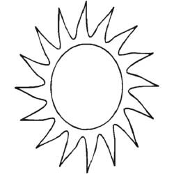 ぬりえページ: 太陽 (自然) #157918 - 無料の印刷可能なぬりえページ