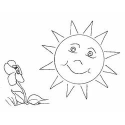 ぬりえページ: 太陽 (自然) #157919 - 無料の印刷可能なぬりえページ