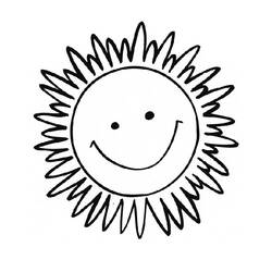ぬりえページ: 太陽 (自然) #157922 - 無料の印刷可能なぬりえページ