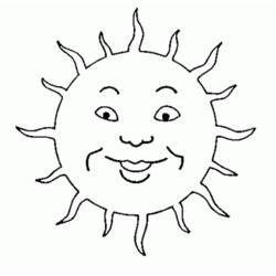 ぬりえページ: 太陽 (自然) #157935 - 無料の印刷可能なぬりえページ