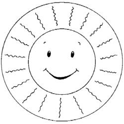 ぬりえページ: 太陽 (自然) #157939 - 無料の印刷可能なぬりえページ