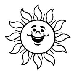 ぬりえページ: 太陽 (自然) #157944 - 無料の印刷可能なぬりえページ