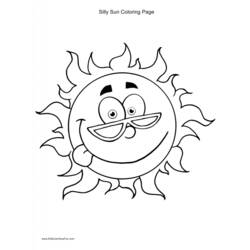 ぬりえページ: 太陽 (自然) #157950 - 無料の印刷可能なぬりえページ