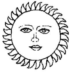 ぬりえページ: 太陽 (自然) #157984 - 無料の印刷可能なぬりえページ