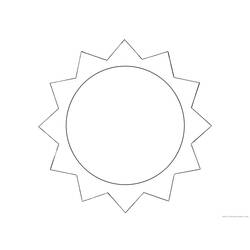ぬりえページ: 太陽 (自然) #157992 - 無料の印刷可能なぬりえページ