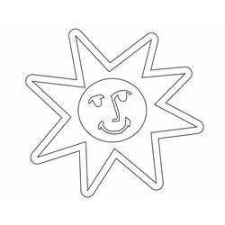 ぬりえページ: 太陽 (自然) #157995 - 無料の印刷可能なぬりえページ