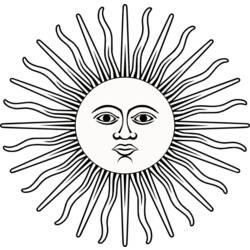 ぬりえページ: 太陽 (自然) #158007 - 無料の印刷可能なぬりえページ