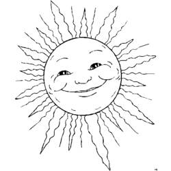 ぬりえページ: 太陽 (自然) #158031 - 無料の印刷可能なぬりえページ