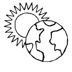 ぬりえページ: 太陽 (自然) #158133 - 無料の印刷可能なぬりえページ