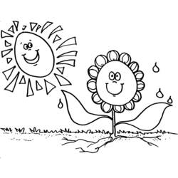 ぬりえページ: 太陽 (自然) #158135 - 無料の印刷可能なぬりえページ