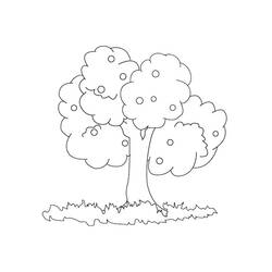 ぬりえページ: 木 (自然) #154697 - 無料の印刷可能なぬりえページ