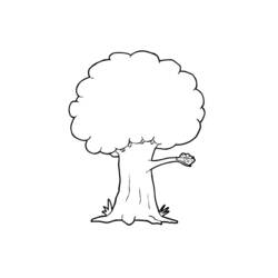 ぬりえページ: 木 (自然) #154699 - 無料の印刷可能なぬりえページ