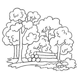 ぬりえページ: 木 (自然) #154706 - 無料の印刷可能なぬりえページ