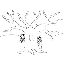 ぬりえページ: 木 (自然) #154712 - 無料の印刷可能なぬりえページ