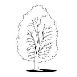 ぬりえページ: 木 (自然) #154791 - 無料の印刷可能なぬりえページ