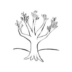 ぬりえページ: 木 (自然) #154810 - 無料の印刷可能なぬりえページ