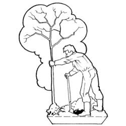 ぬりえページ: 木 (自然) #154874 - 無料の印刷可能なぬりえページ