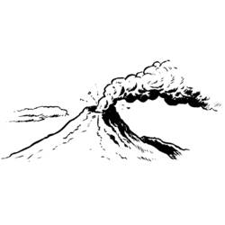 ぬりえページ: 火山 (自然) #166655 - 無料の印刷可能なぬりえページ