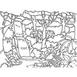 ぬりえページ: 滝 (自然) #159936 - 無料の印刷可能なぬりえページ