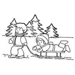 ぬりえページ: 冬季 (自然) #164425 - 無料の印刷可能なぬりえページ