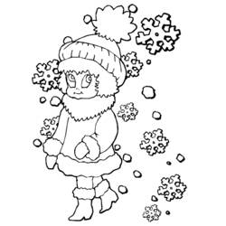 ぬりえページ: 冬季 (自然) #164429 - 無料の印刷可能なぬりえページ