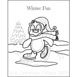 ぬりえページ: 冬季 (自然) #164487 - 無料の印刷可能なぬりえページ