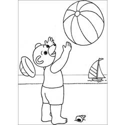 ぬりえページ: ビーチボール (オブジェクト) #168971 - 無料の印刷可能なぬりえページ
