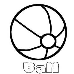 ぬりえページ: ビーチボール (オブジェクト) #169164 - 無料の印刷可能なぬりえページ