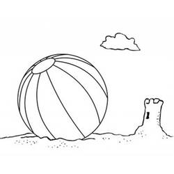 ぬりえページ: ビーチボール (オブジェクト) #169206 - 無料の印刷可能なぬりえページ