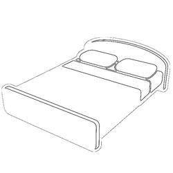 ぬりえページ: ベッド (オブジェクト) #168107 - 無料の印刷可能なぬりえページ