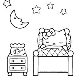 ぬりえページ: ベッド (オブジェクト) #168156 - 無料の印刷可能なぬりえページ