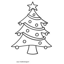 ぬりえページ: クリスマスツリー (オブジェクト) #167436 - 無料の印刷可能なぬりえページ
