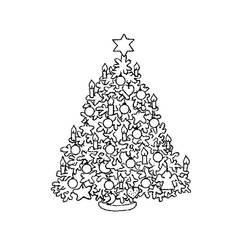 ぬりえページ: クリスマスツリー (オブジェクト) #167463 - 無料の印刷可能なぬりえページ