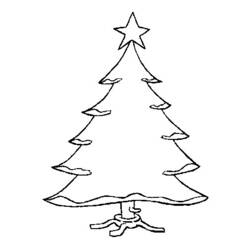 ぬりえページ: クリスマスツリー (オブジェクト) #167484 - 無料の印刷可能なぬりえページ
