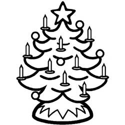 ぬりえページ: クリスマスツリー (オブジェクト) #167496 - 無料の印刷可能なぬりえページ