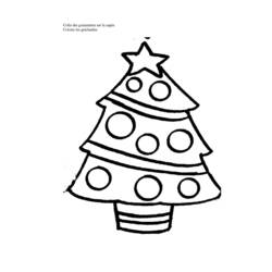 ぬりえページ: クリスマスツリー (オブジェクト) #167499 - 無料の印刷可能なぬりえページ