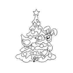 ぬりえページ: クリスマスツリー (オブジェクト) #167502 - 無料の印刷可能なぬりえページ
