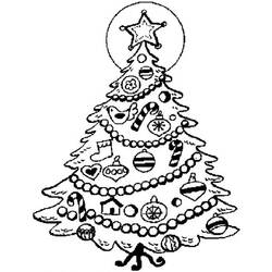 ぬりえページ: クリスマスツリー (オブジェクト) #167513 - 無料の印刷可能なぬりえページ