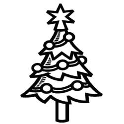 ぬりえページ: クリスマスツリー (オブジェクト) #167514 - 無料の印刷可能なぬりえページ