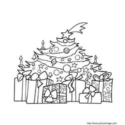 ぬりえページ: クリスマスツリー (オブジェクト) #167515 - 無料の印刷可能なぬりえページ