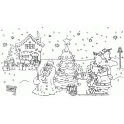 ぬりえページ: クリスマスツリー (オブジェクト) #167525 - 無料の印刷可能なぬりえページ