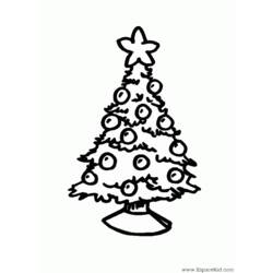 ぬりえページ: クリスマスツリー (オブジェクト) #167527 - 無料の印刷可能なぬりえページ