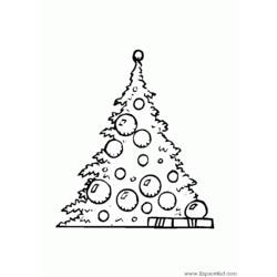 ぬりえページ: クリスマスツリー (オブジェクト) #167531 - 無料の印刷可能なぬりえページ