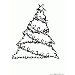 ぬりえページ: クリスマスツリー (オブジェクト) #167535 - 無料の印刷可能なぬりえページ