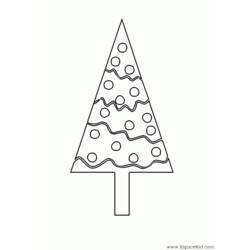 ぬりえページ: クリスマスツリー (オブジェクト) #167550 - 無料の印刷可能なぬりえページ