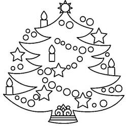 ぬりえページ: クリスマスツリー (オブジェクト) #167556 - 無料の印刷可能なぬりえページ