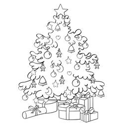 ぬりえページ: クリスマスツリー (オブジェクト) #167565 - 無料の印刷可能なぬりえページ