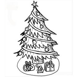 ぬりえページ: クリスマスツリー (オブジェクト) #167576 - 無料の印刷可能なぬりえページ