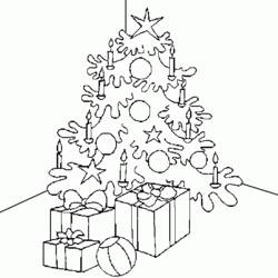 ぬりえページ: クリスマスツリー (オブジェクト) #167587 - 無料の印刷可能なぬりえページ