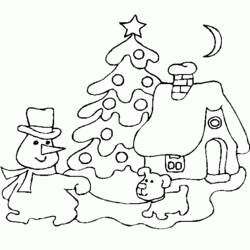 ぬりえページ: クリスマスツリー (オブジェクト) #167590 - 無料の印刷可能なぬりえページ